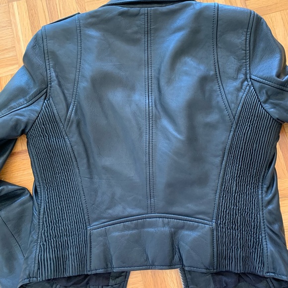 Leather biker jacket - Picture 5 of 10